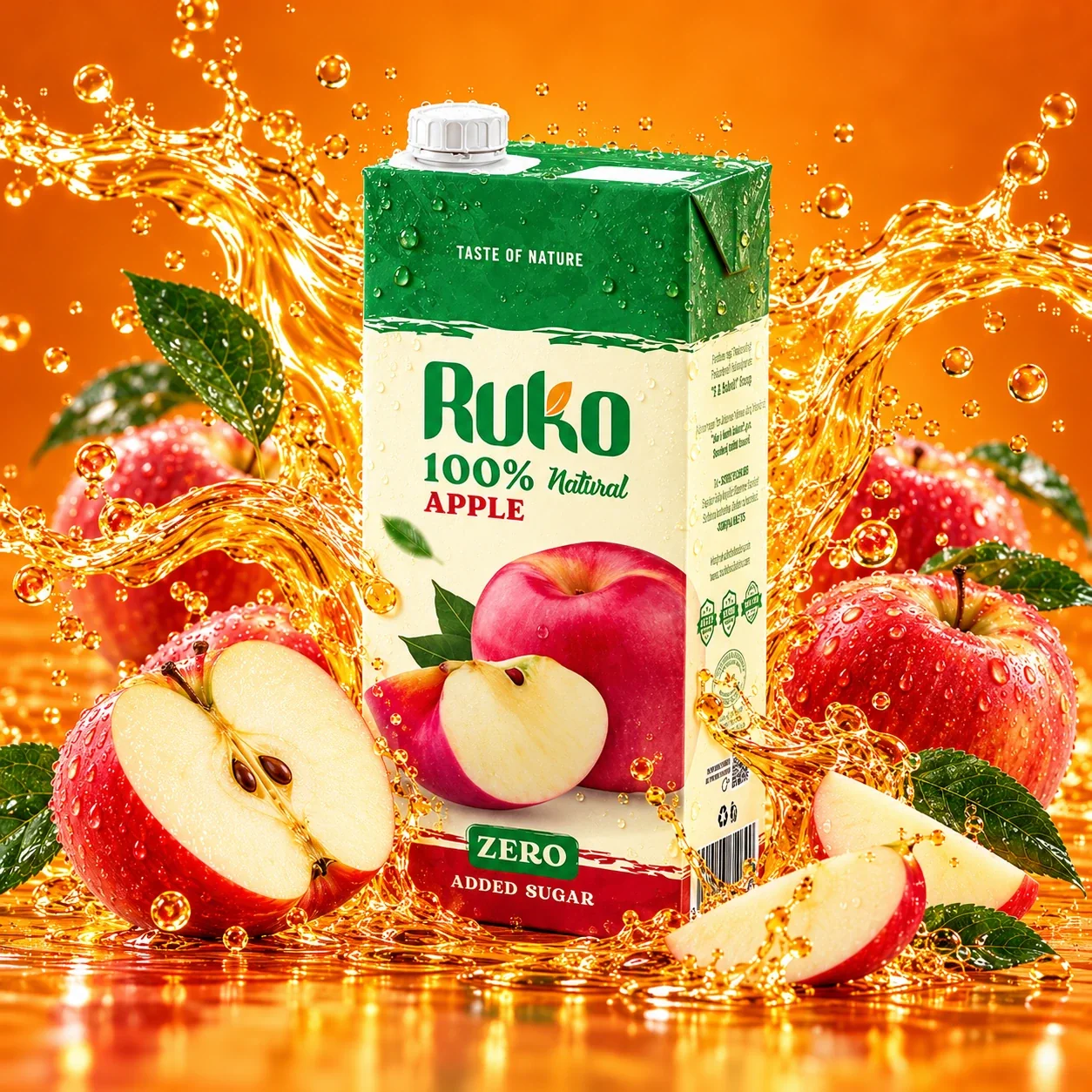 Ruko Apple 1 l — kwadratowa kompozycja