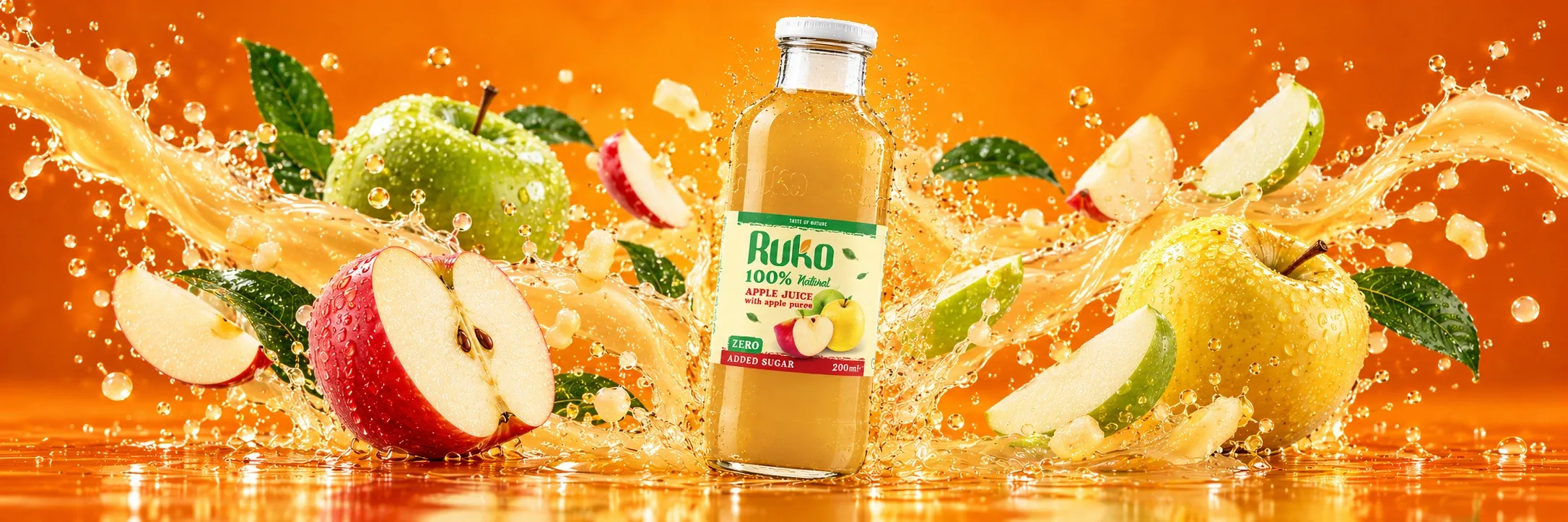 RUKO JUICE APPLE PUREE 200 ml