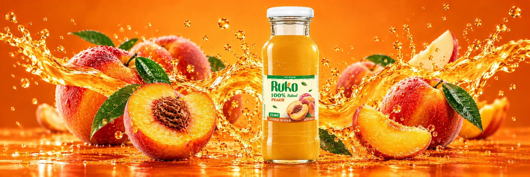RUKO JUICE PEACH 200 ml