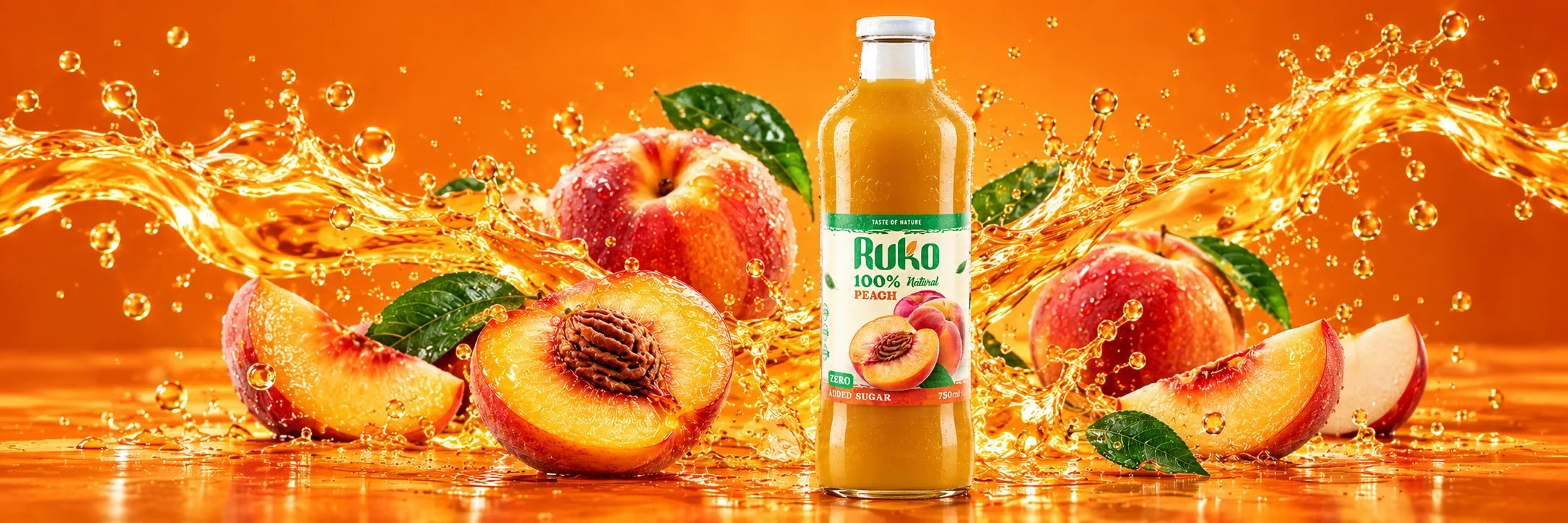 RUKO JUICE PEACH 750 ml